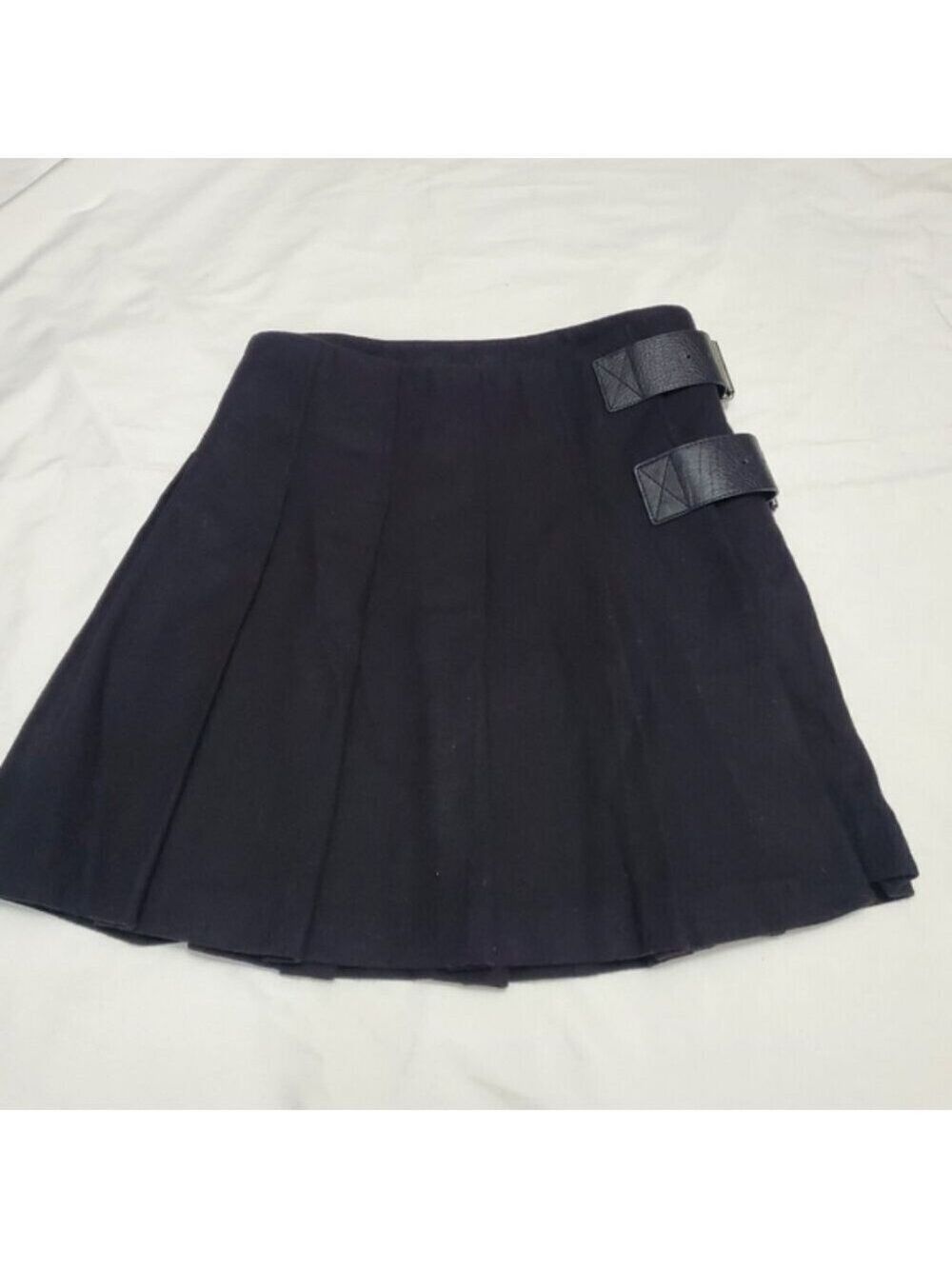 Authentic Burberry Wrap Wool Skirt